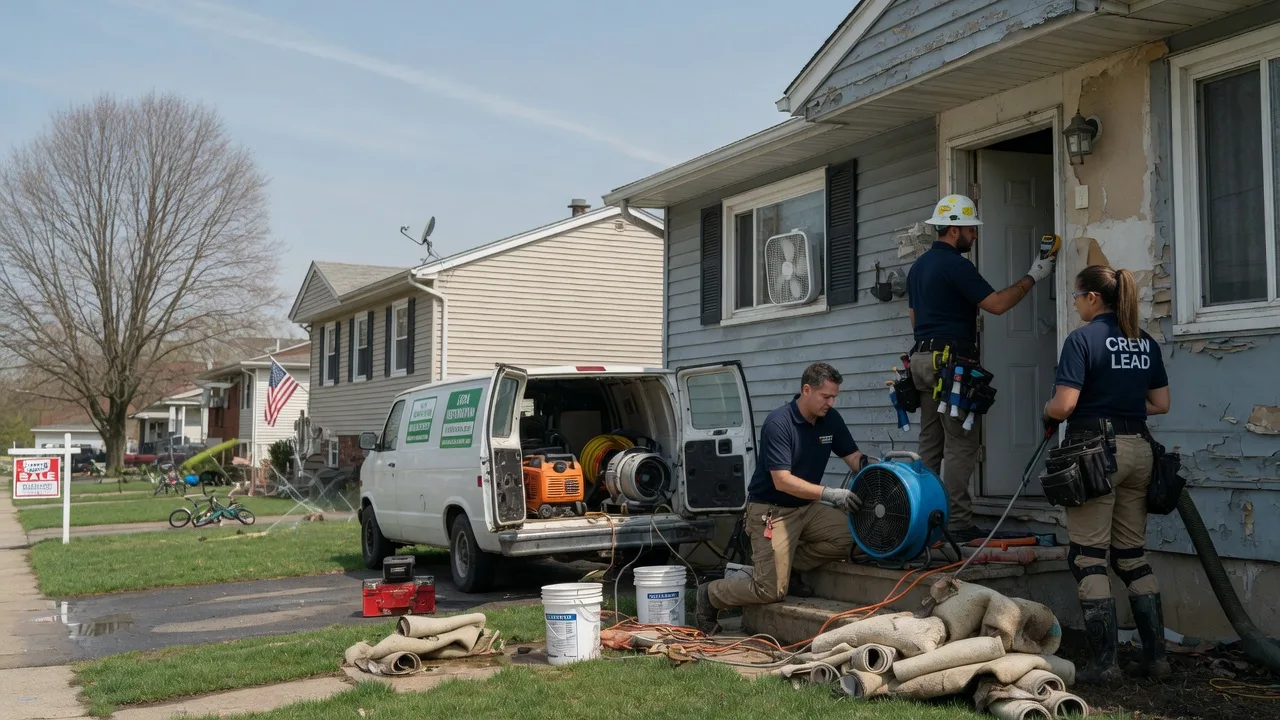 Flood Cleanup in Huntsville, TX near me